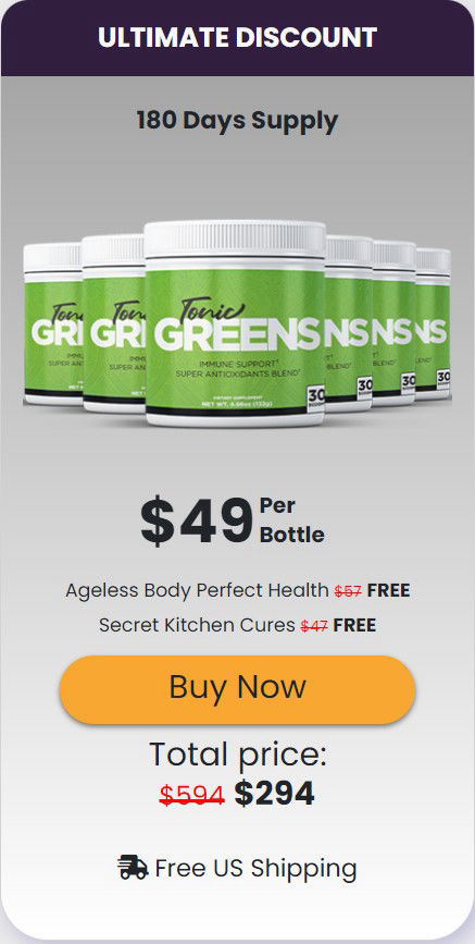 Tonic Greens™ 6 Bottle Price